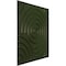 Ekena Millwork 19 5/8in. W x 19 5/8in. H Spiral EnduraWall Decorative 3D Wall Panel Covers 2.67 Sq. Ft. WP20X20SPGCG - alternate 5